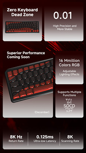 EWEADN 60% con cable RGB retroiluminación Gaming Keyboard Hot-Swappable 8K Return Rate Full Key Switch Mechanical 8K Return Rate - Product Image 5