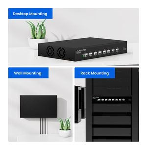 8-Port Layer 3 Netzwerk-Switch 10G SFP Multi-Gigabit-Rack-Mount-Rechen zentrum VLAN SNMP QoS Stapelbare Glasfaser Neuer Bestand