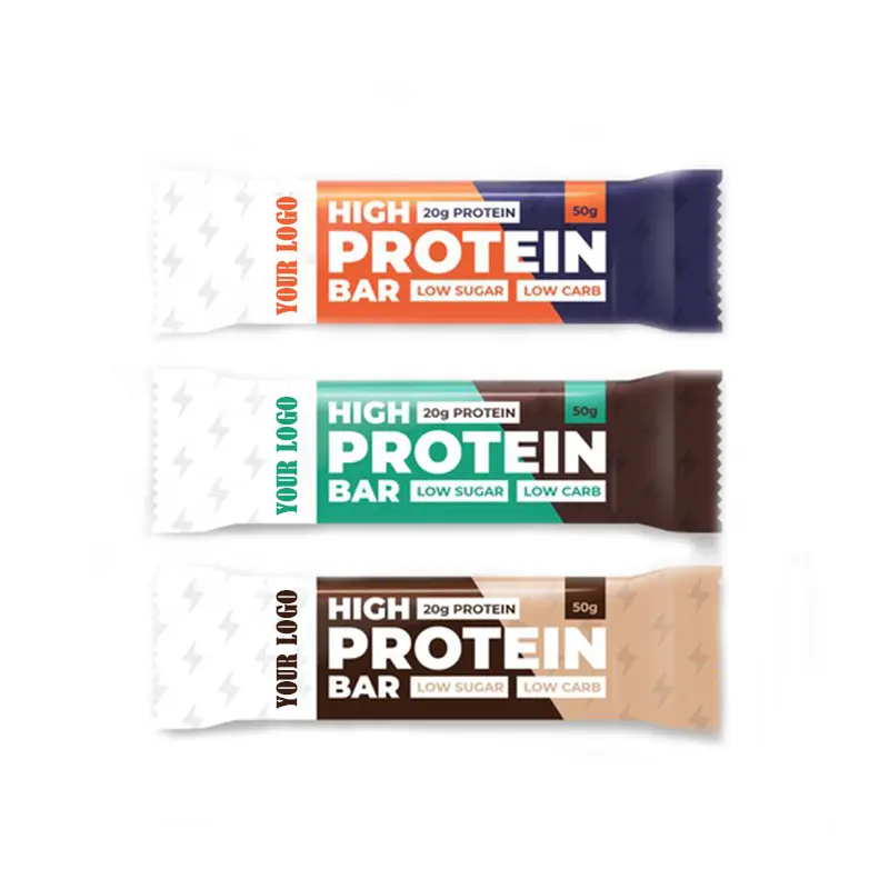 Produsen OEM Label Pribadi Bar Protein Nutrisi Protein Berbasis Tanaman Camilan Oat Bar Halal Bar Protein Superior