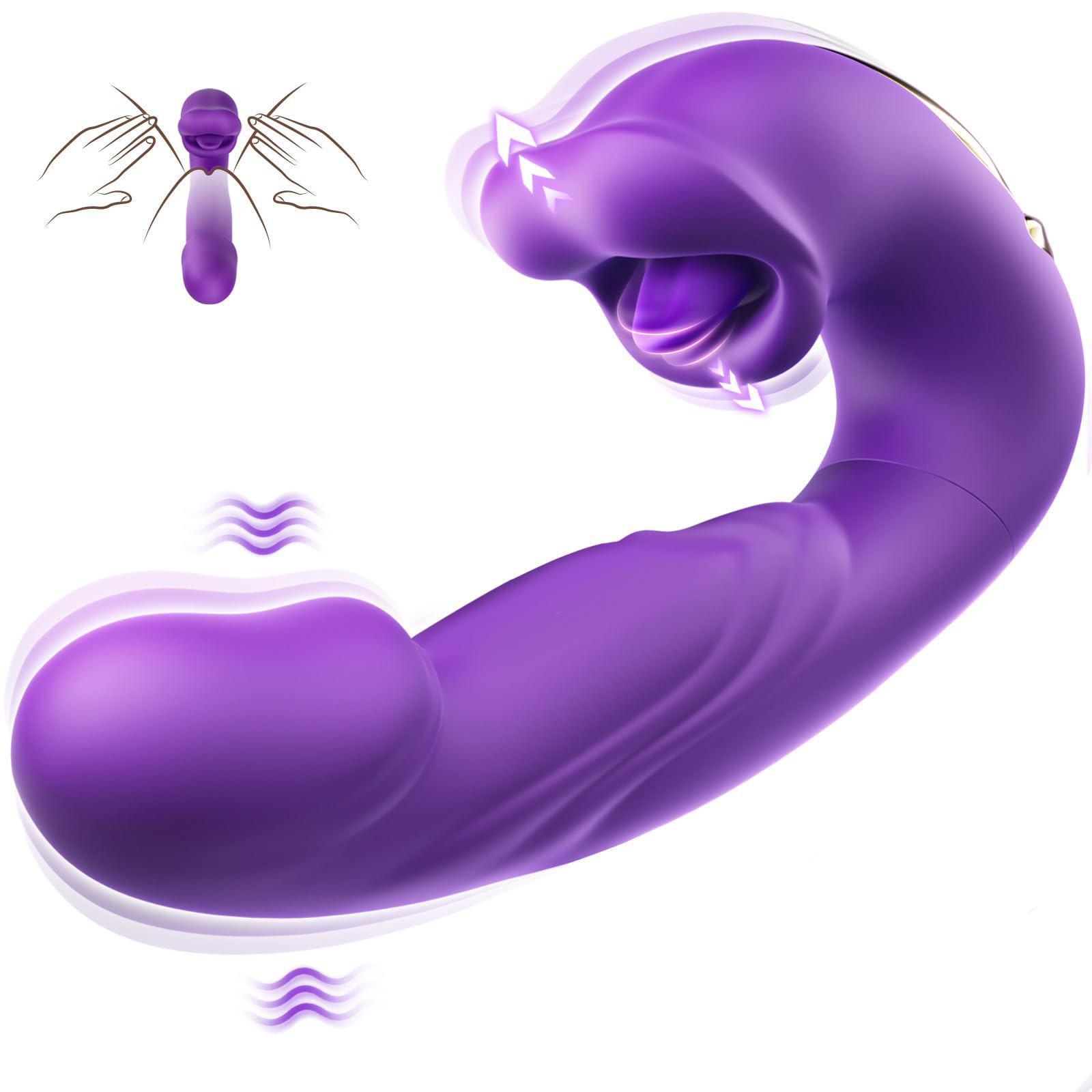 Telescopico vibrante viola