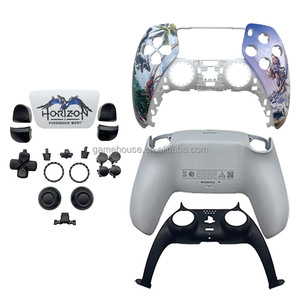 Ersatz schutz Controller Frontplatte Gehäuse Shell Case Cover für PS5 Playstation 5 Gamepad mit vollständigen Set-Tasten - Product Image 2