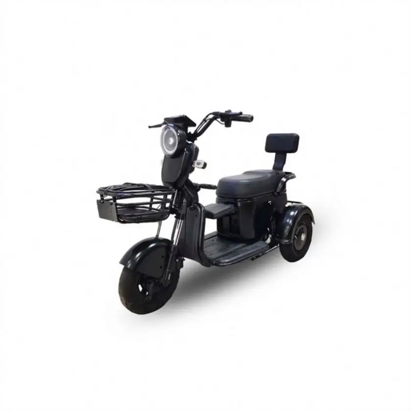 Reliable 70Km Per Charge Three-Wheeled Electric Bicycle for Elderly People Adult-Electric-Tricycle