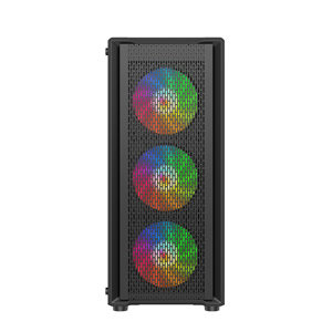 Caja personalizada para ordenador de escritorio, caja negra OEM ATX, 305-3 - Product Image 2