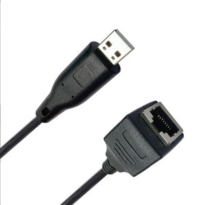 热卖高品质服务编程<span class=keywords><strong>USB</strong></span>公到rj45母控制台适配器电缆