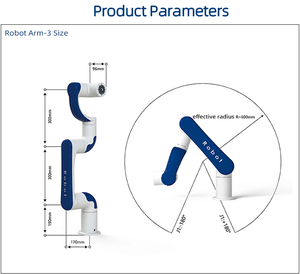 Braccio robotico collaborativo industriale Ai intelligente carico e scarico a mani libere facile da programmare braccio Robot collaborativo - Product Image 2