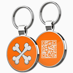 Bán buôn tùy chỉnh Pet thẻ thép không gỉ QR mã thủ công kim loại hình dạng khác nhau in ấn tùy chỉnh Pet <span class=keywords><strong>Dog</strong></span> Tag cho bán - Product Image 6