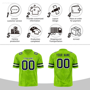 <span class=keywords><strong>Jersey</strong></span> sepak bola Amerika kustom kualitas tinggi pakaian seragam sublimasi terbaru lengan pendek untuk dewasa dan anak muda - Product Image 5