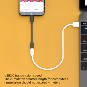 Type-<strong>C</strong> Female Turn-out Data Cable Is Suitable for Multi-length Mobile Phone Data Transmission of Various Turn-out Interfaces - Product Image 4