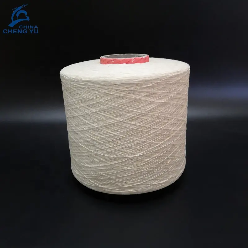Ne-hilo de algodón blanco 8/1 52/48 P/C, tejido de poliéster y algodón