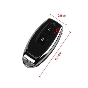 Telecomando universale 433Mhz 2 pulsanti trasmettitore impermeabile 1527 codice di apprendimento batteria inclusa - Product Image 4