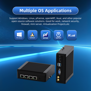 <strong>Network</strong> Server Pfsense Intel J4125 8GB RAM DDR4 MSATA 256GB Win 10 Win11 Linux 4 LAN Industrial Mini Itx Firewall VPN Micro PC - Product Image 6