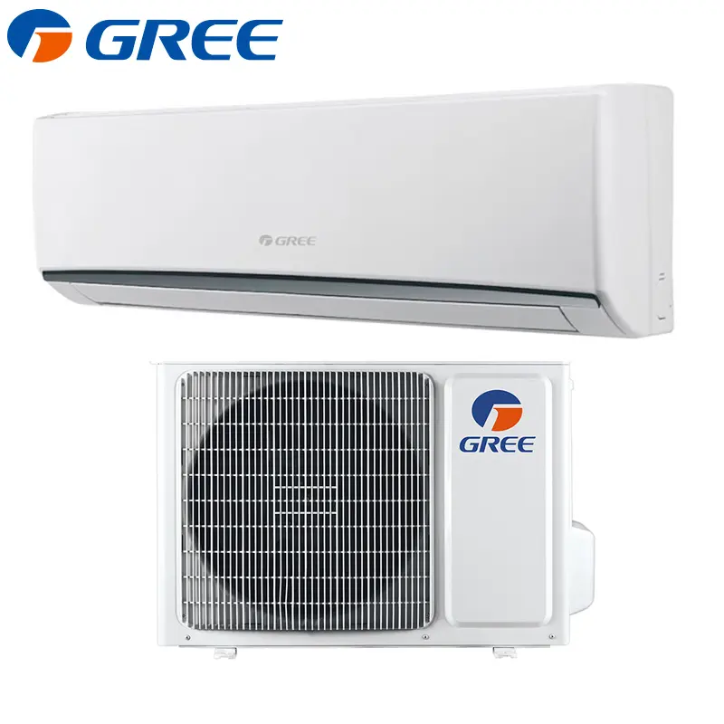 Gree Lomo-Aire acondicionado silencioso montado en la pared para el hogar, aire acondicionado con inversor de onda sinusoidal de 1 tonelada, precio barato