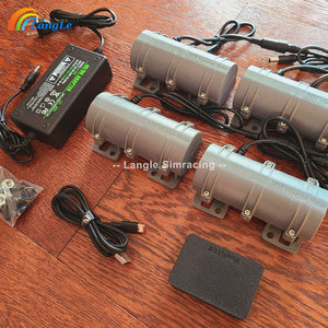 Factory Dynamic Sim Racing Seat Vibration Kit simula la vibración del motor para 4/6 Axis G-Force Sim Cabina de aluminio