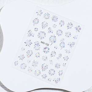 Mạt chược & Pháo Hoa dán móng tay bán buôn-50 tờ 3D thiết kế nơ dập nổi với chủ đề sòng bạc cho bữa tiệc phụ kiện nghệ thuật móng tay - Product Image 5