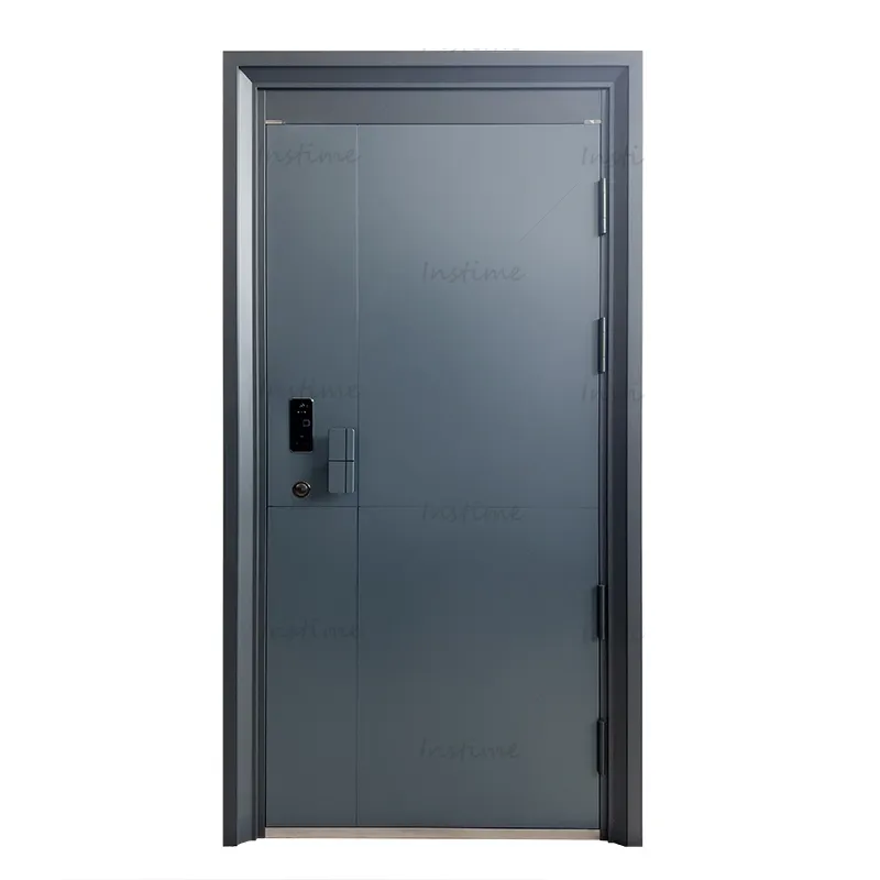 Instime-puertas de Metal de alta gama para casa Personal, puertas de acero para Exterior, puerta principal de entrada de hierro, puertas de seguridad para Villa, diseño moderno