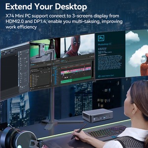 13th Gen Intel Core I5 I7 I9 13900H 64GB DDR5 5600Mhz M.2 NVME 4K UHD WiFi6 Mini PC Game Gaming Minipc Office Desktop <strong>Computer</strong> - Product Image 3