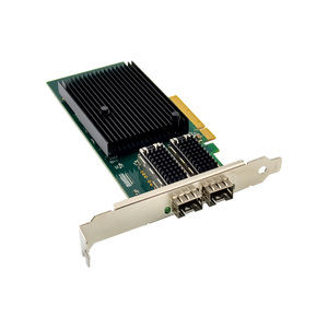 双SFP + 光纤英特尔X710 PCIe X8网卡10GbE融合网卡，用于服务器适配器人工智能服务器10gbps传输速率库存