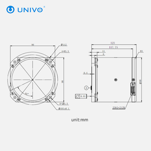 UNIVO UBTS500光纤陀螺仪集成惯性导航系统: 汽车导航控制RS422速度精度 ≤ 0.03 m/s - Product Image 2