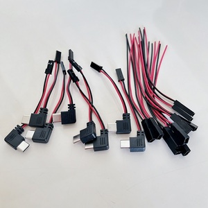 電話ホルダー使用90度USBタイプC2ピンJSTヘッダー充電ワイヤーセット