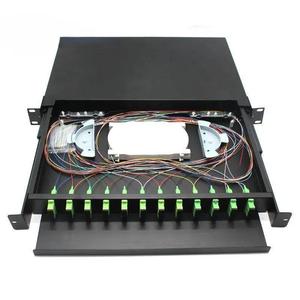 FTTH 12 24 48 96 port SC LC FC Wall Mounted and rack-mounted Optical ODF Fiber Optic Distribution Frame <strong>Patch</strong> <strong>Panel</strong> - Product Image 1