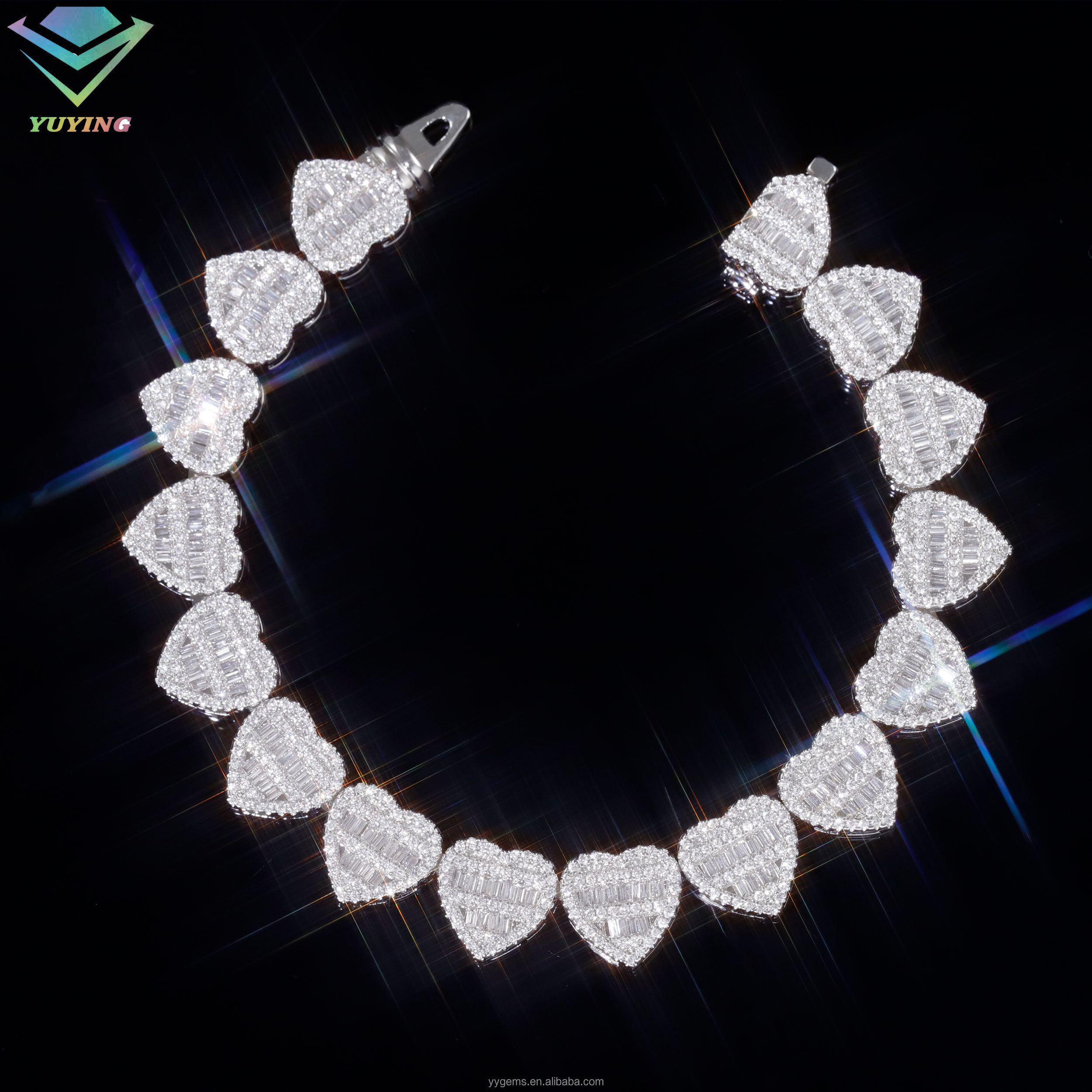 เพชรโมอิสซาไนต์ 12 มม. (S925)