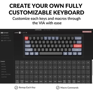Keychron V4 <strong>Keyboard</strong> 60% Mini Wired QMK/VIA Mechanical <strong>Keyboard</strong> <strong>Custom</strong> Gaming <strong>Keyboard</strong> - Product Image 2