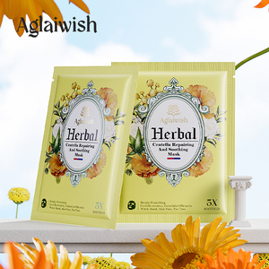 OEM AGLAIWISH özel etiket cilt bakımı nemlendirici yüz maske yaprağı C vitamini beyazlatma anti-akne maskesi yüz maskesi - Product Image 1