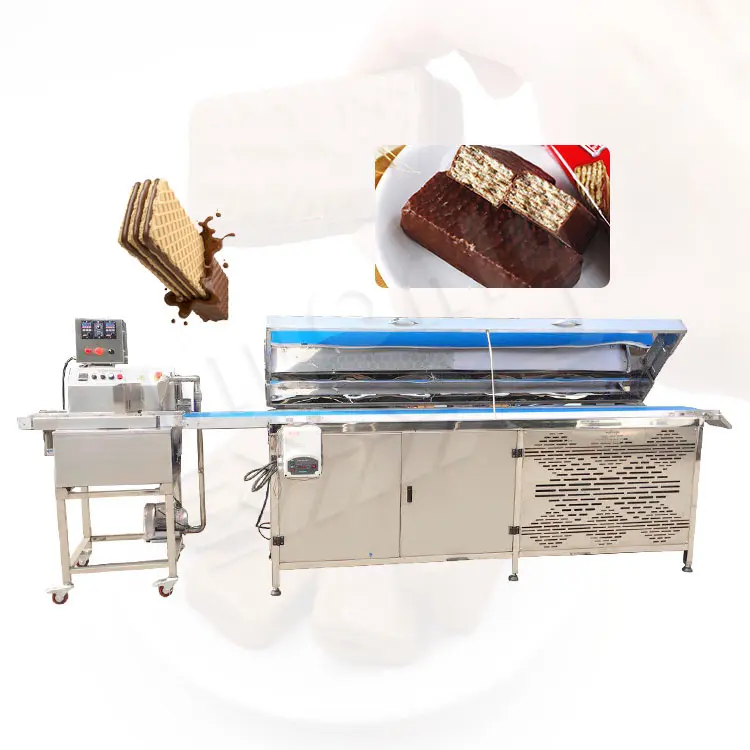 Benim sıcak satış soğutma tünel çikolata Temper makinesi kek çikolata Enrobe üretim hattı