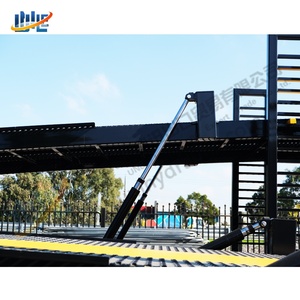 Cilindros de acero de doble efecto Cilindro de plataforma de vehículos de carga de elevación de tres capas de dos capas para coche portador - Product Image 1