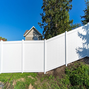 6 Feet X 8 Feet PVC Privacy <strong>Fence</strong> Vinyl <strong>Fence</strong> Panel Easy to Install UV Protection Home Garden <strong>Pool</strong> Use - Product Image 4
