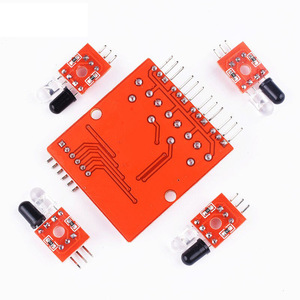 4-Kanal-Infrarot-Verfolgung 4-Kanal-Infrarot-IR-Tracking-Sensormodul Hindernis vermeidung sensor modul für Arduinos Smart Car