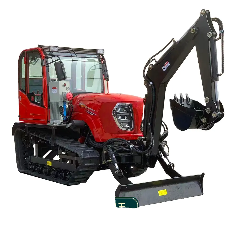 Équipement de machines agricoles amphibies de haute qualité 25-130 chevaux tracteur cultivateur sur chenilles
