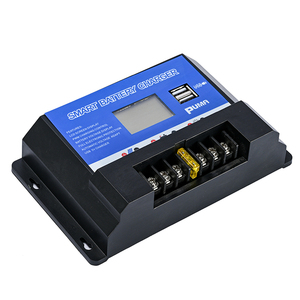 Auto 12V 24V Regulador de batería 10a 20a 30a 40a 50a 60a PWM Sistema de energía solar Controlador de carga de energía - Product Image 5