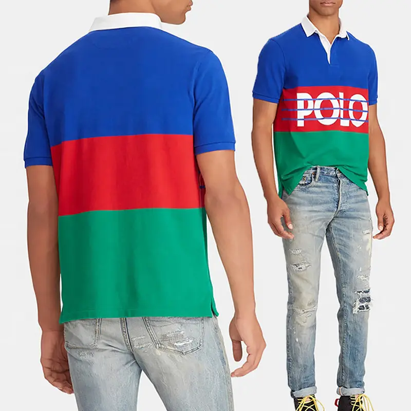 कस्टम डिजाइन अपने खुद के लोगो पोलो टी शर्ट पुरुषों की पॉलिएस्टर खेल Mens गोल्फ पोलो शर्ट