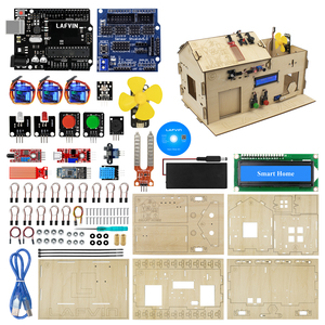 LAFVIN DIY Smart Home mit R3 Board DIY STEM Automatisierung projekte Holzhaus-Lernkit mit Tutorial für Arduino - Product Image 2