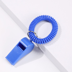 Plastik bahar yüzük düdük çok renkli anahtarlık - Product Image 5