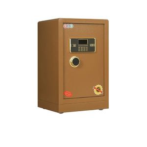 Cerradura inteligente antirrobo de seguridad de acero pesado, reloj de oficina en casa, caja de seguridad ignífuga con sistema de alarma de compartimento superior oculto - Product Image 1