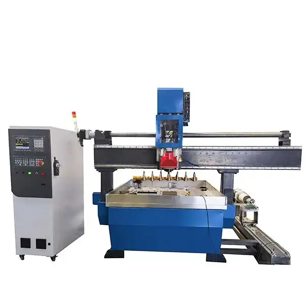 Jinan 1200*1200mm 4 assi Cnc macchina per il legno 3.5kw ATC Router Cnc