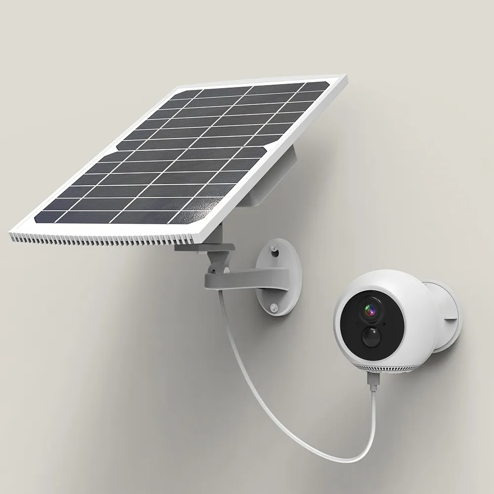 ไร้สายเฝ้าระวังกล้อง IP พลังงานแสงอาทิตย์กล้องวงจรปิดรักษาความปลอดภัยกลางแจ้งในร่มพลังงานแสงอาทิตย์ Wifi แบตเตอรี่กล้อง