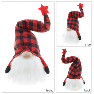 Exquisite Pattern Illuminated Faceless Old Man <strong>Rudolf</strong> Dwarf Christmas Handicrafts Led Flameless Candles Light - Product Image 4