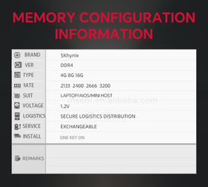 Original Del 4Gb 8Gb 16Gb 32Gb Ddr2 Ddr3 Ddr4 Server Ram <strong>Memory</strong> in Stock