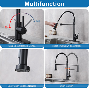 <strong>Cheap</strong> Pull Out Sprayer Spring Kitchen <strong>Mixer</strong> Pull Down Stainless Steel Kitchen Faucet - Product Image 3