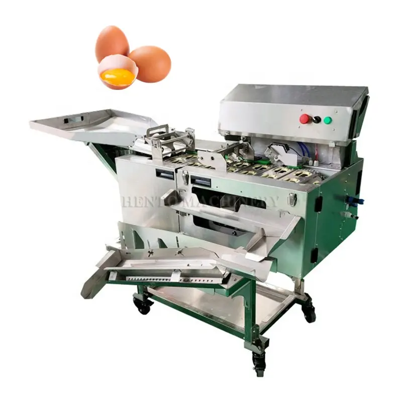 Máquina separadora de huevo de acero inoxidable, separador de yema de huevo, color blanco