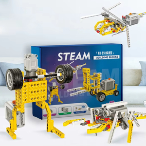D012 Nuevas piezas técnicas Programación multitecnología Estudiantes educativos Juguetes de aprendizaje Regalo para niños Juegos de bloques de construcción - Product Image 1