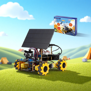 ACEBOTT Solar Robot Car Kit für STEM Learning Renewable Energy Smart Coding-Projekte DIY-Montage training für Arduino - Product Image 1