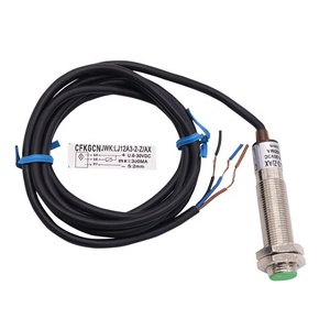 Interruptor de Sensor de Control Industrial de 12mm, Sensor de distancia de 3 cables y 2mm, interruptor de proximidad inductivo de 6-36 VCC, NPN, NC, JWK, AX - Product Image 1