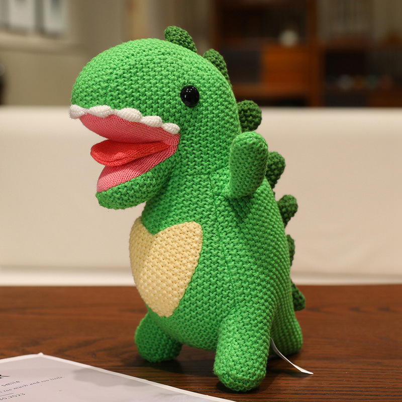 Dinosaure tricoté 23cm-153g
