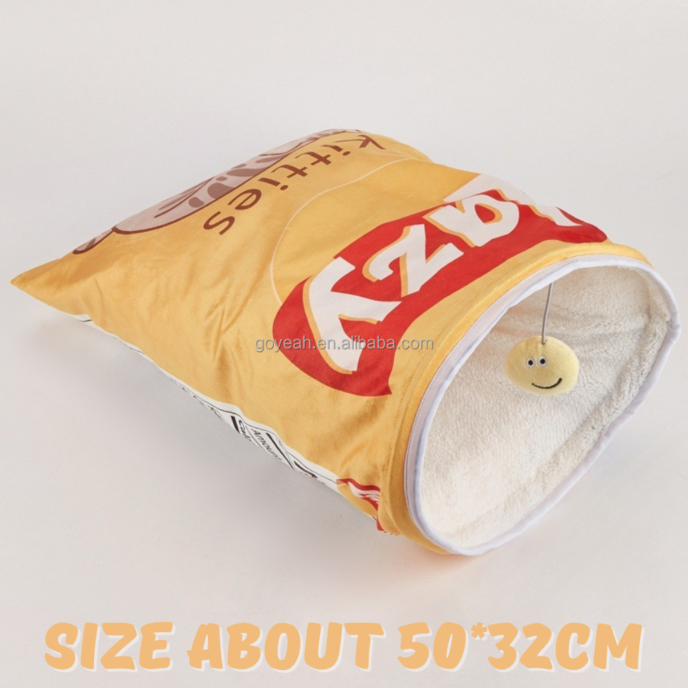Sachet de chips jaunes