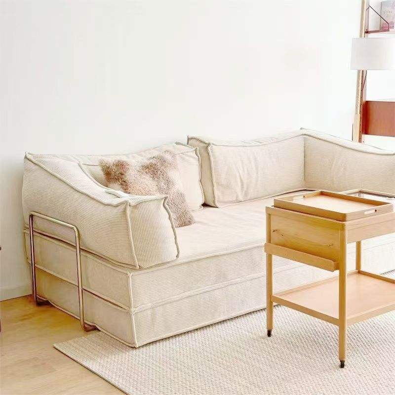 velours côtelé blanc