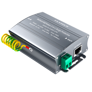 Ağ ve güç 2-in-1 12-220V IP güvenlik kamerası dalgalanma koruyucu paratoner koruma RJ45 PoE 100Mbps monitör tipi - Product Image 2